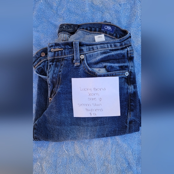 Lucky Brand Sienna Slim Boyfriend JEANS size 2 - Picture 4 of 4